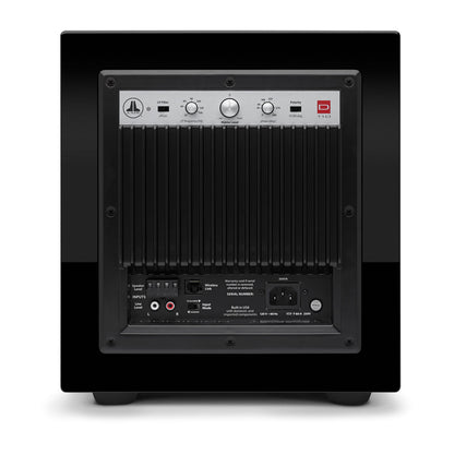JL Audio Dominion® Powered Subwoofer (96281) 10\" with Black Gloss Finish (d110- GLOSS)