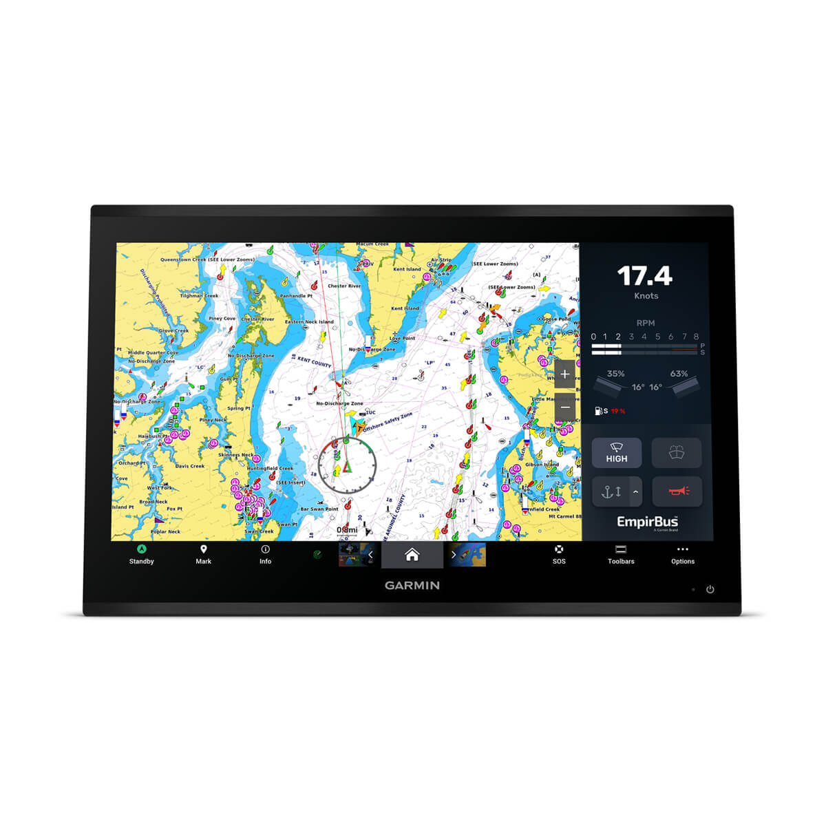 GPSMAP® 9024 Premium Chartplotter with Worldwide Basemap