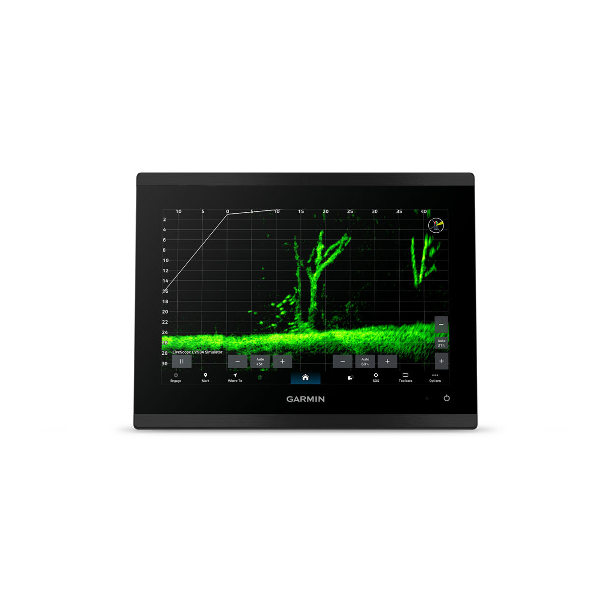 GPSMAP® 9010xsv Premium Chartplotter with Worldwide Basemap and Sonar