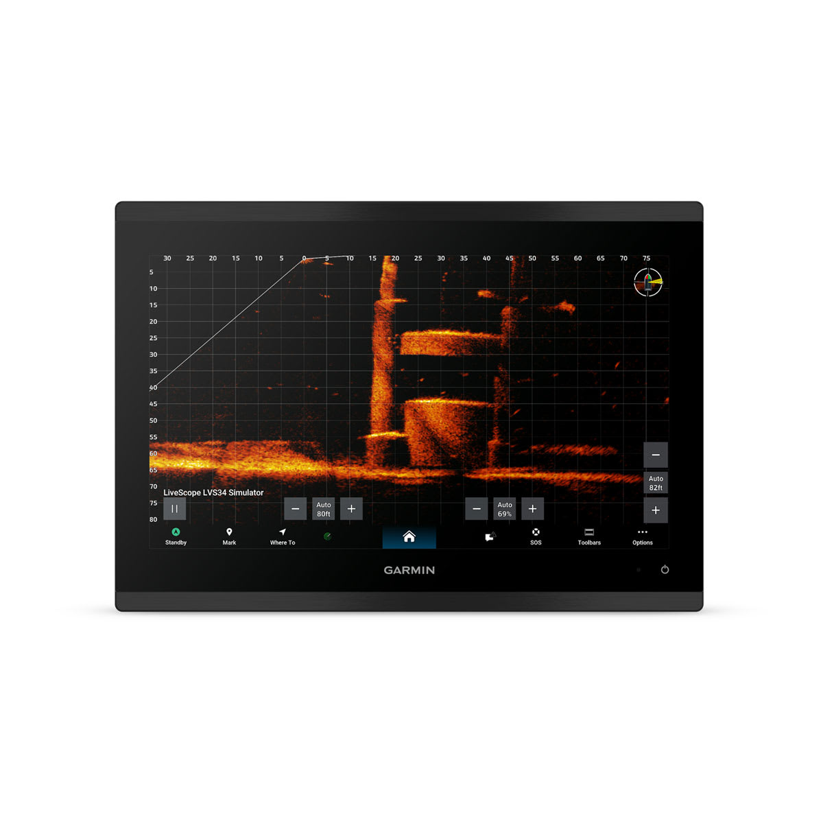 GPSMAP® 9013xsv Premium Chartplotter with Worldwide Basemap and Sonar