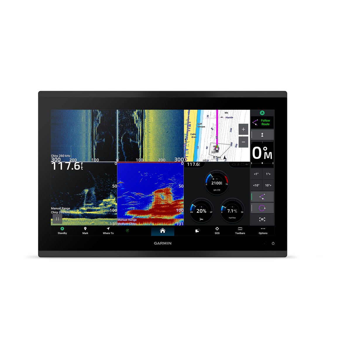 GPSMAP® 9217xsv Premium Chartplotter with Garmin Navionics+™ and Sonar