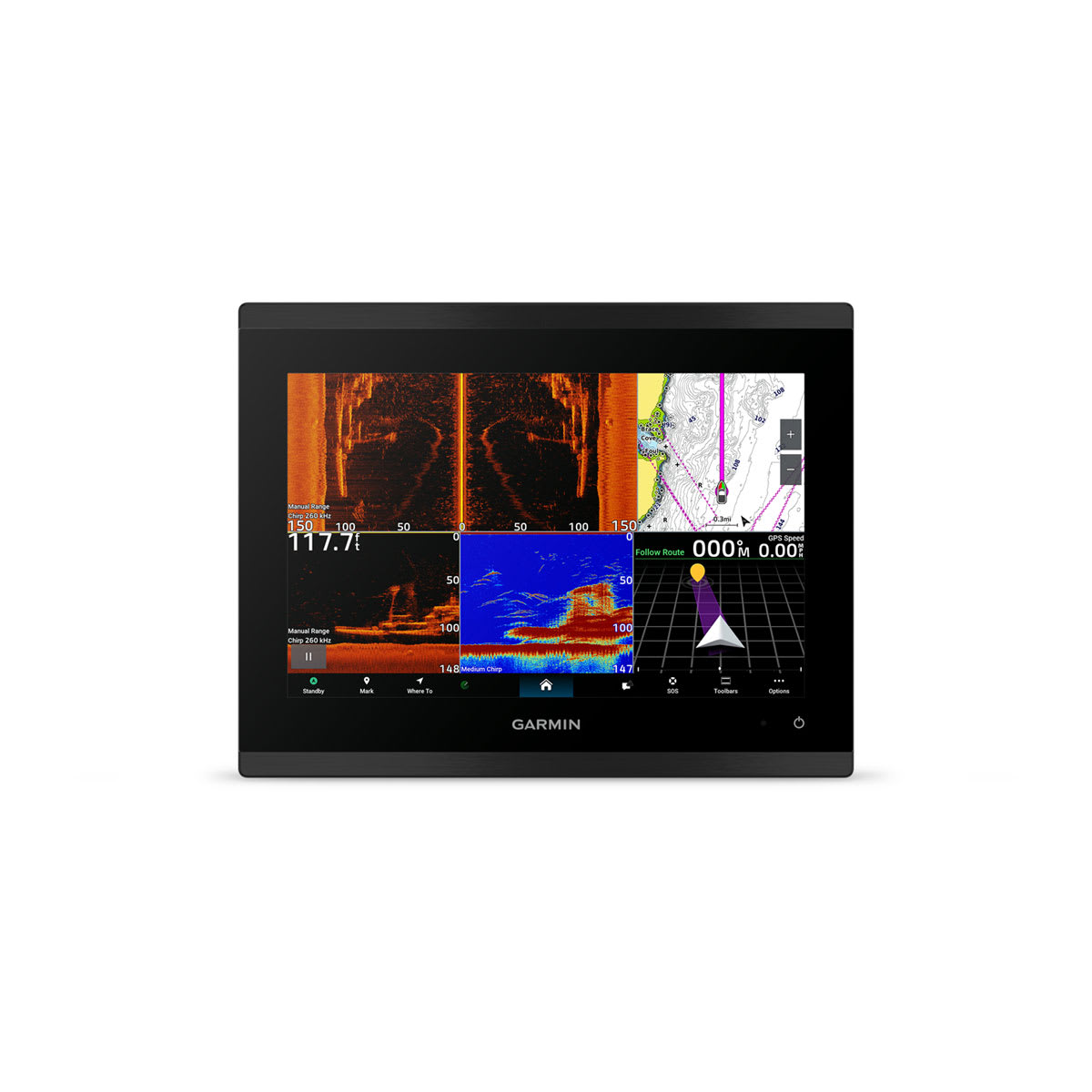 GPSMAP® 9210xsv Premium Chartplotter with Garmin Navionics+™ and Sonar