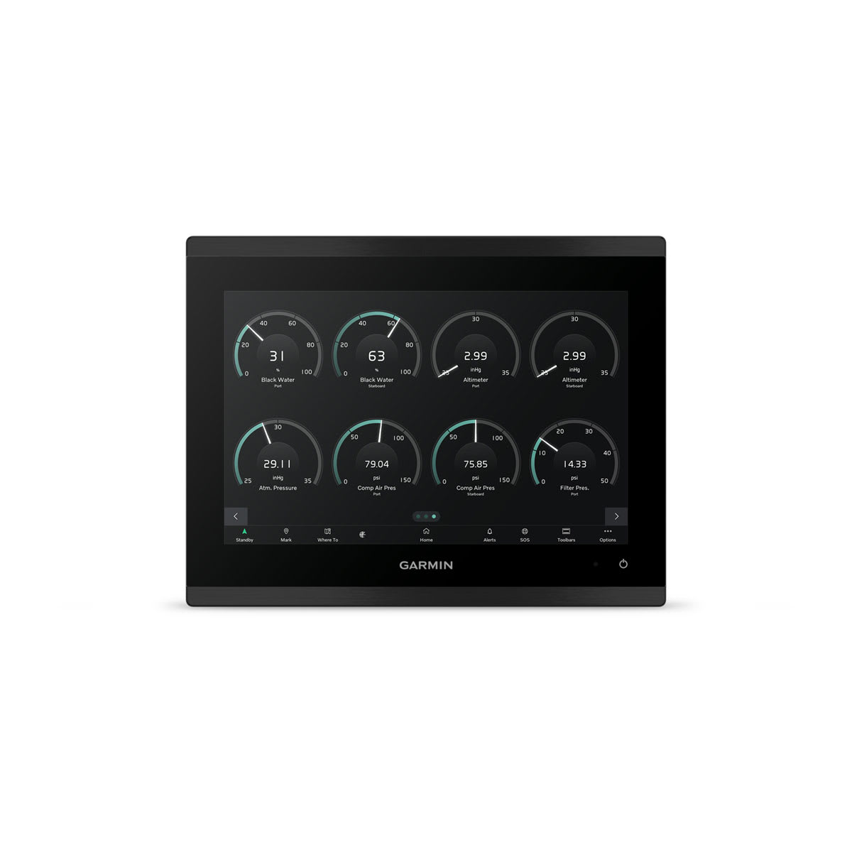 GPSMAP® 9000xsv Series (Volvo Penta®) 9210xsv Premium Chartplotter with Sonar