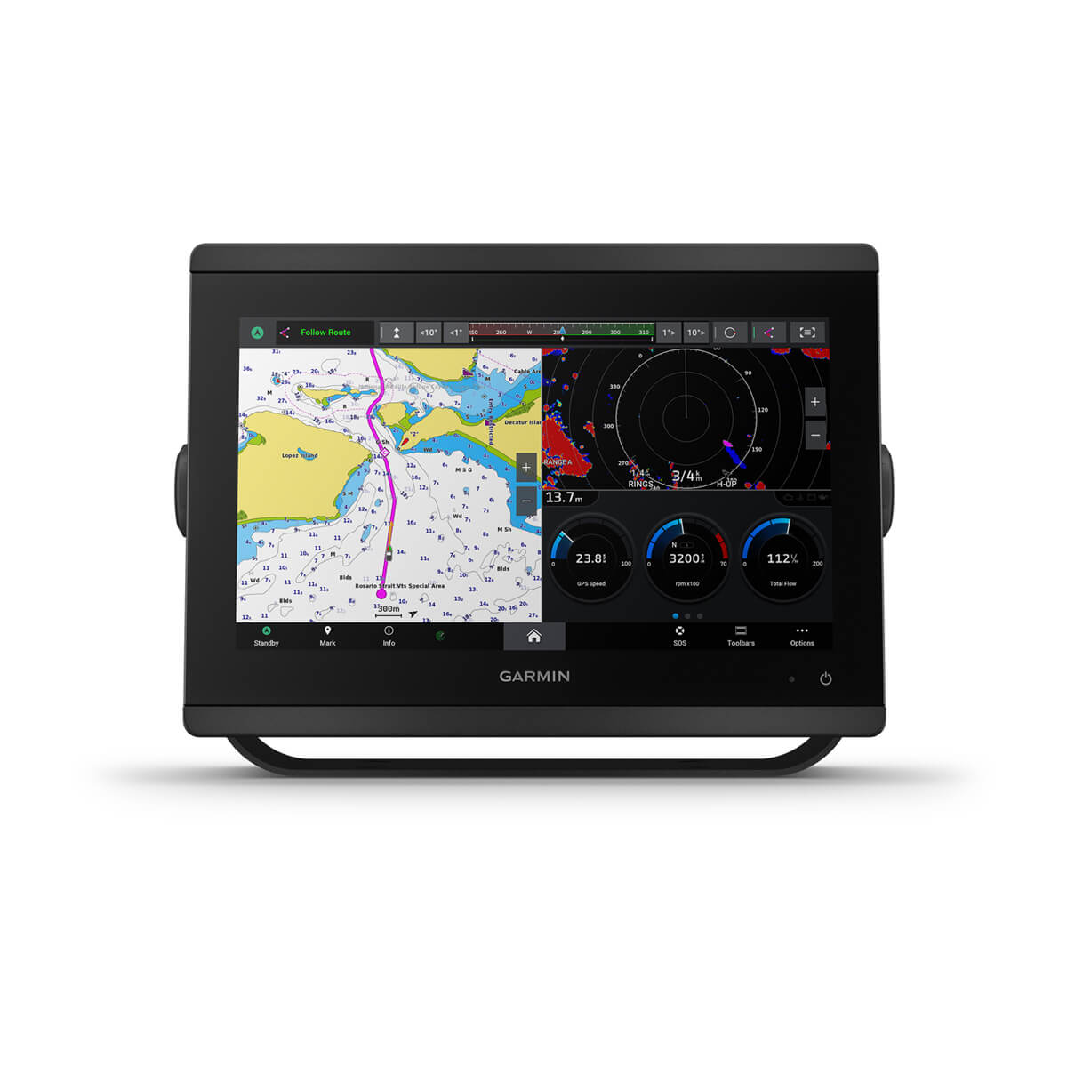 GPSMAP® 8412 With Worldwide Basemap