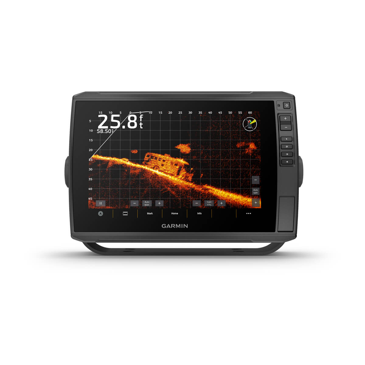 ECHOMAP™ Ultra 2 10" Chartplotters 106sv with GT56UHD-TM Transducer; Includes Garmin Navionics+™ U.S. Inland & Coastal Mapping