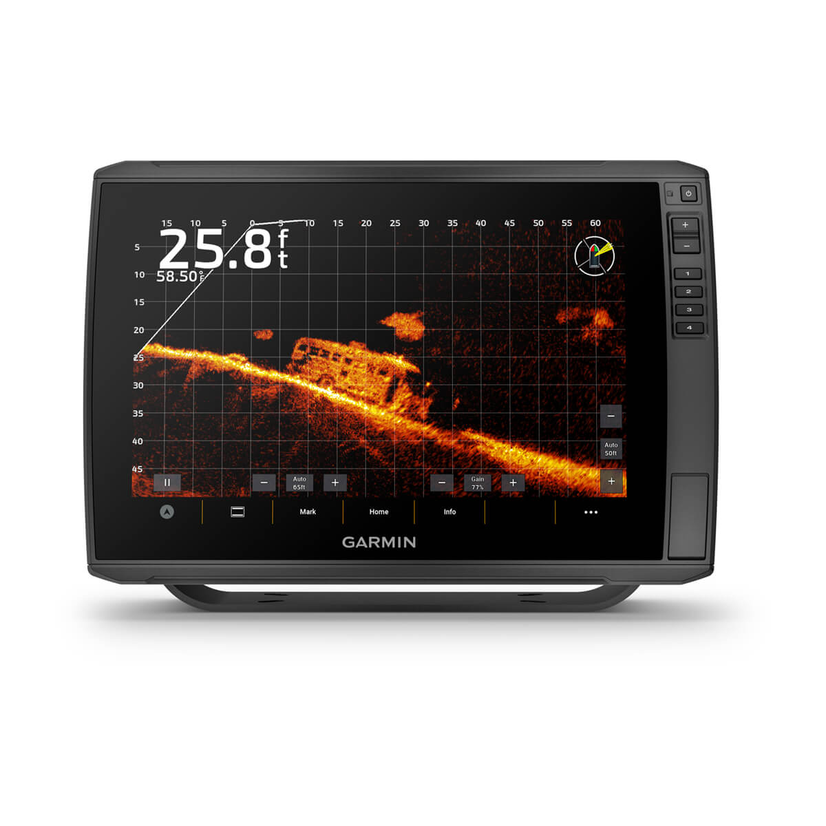 ECHOMAP™ Ultra 2 12" Chartplotters 126sv without Transducer; Includes Garmin Navionics+™ U.S. Inland & Coastal Mapping