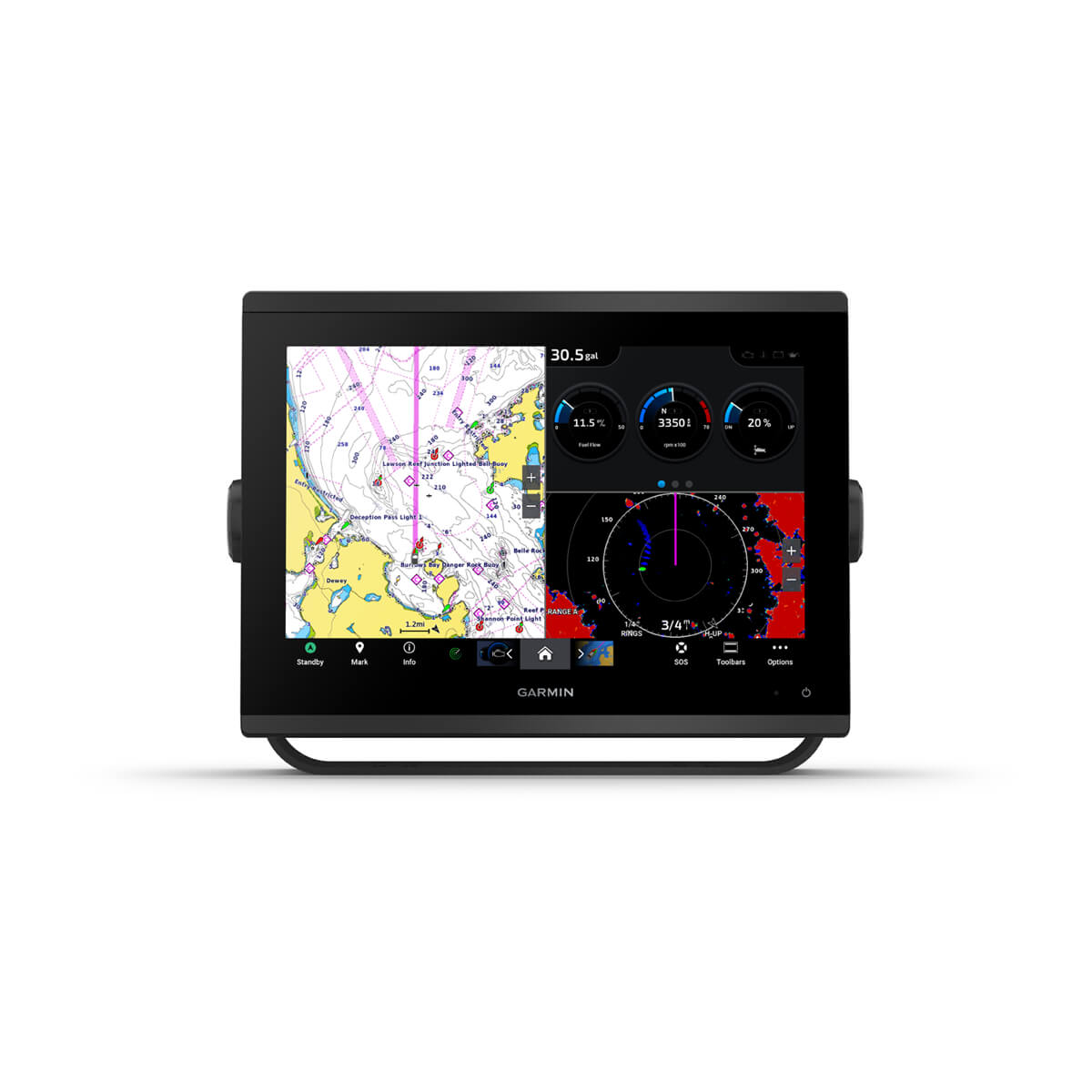 GPSMAP® 1223 Non-sonar with Worldwide Basemap