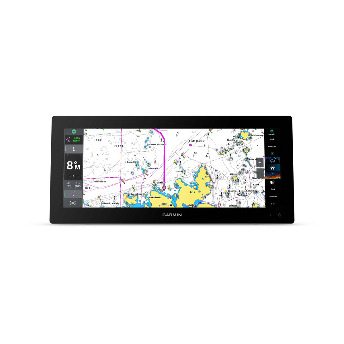 GPSMAP® 1523xsv SideVü, ClearVü and Traditional CHIRP Sonar with Worldwide Basemap
