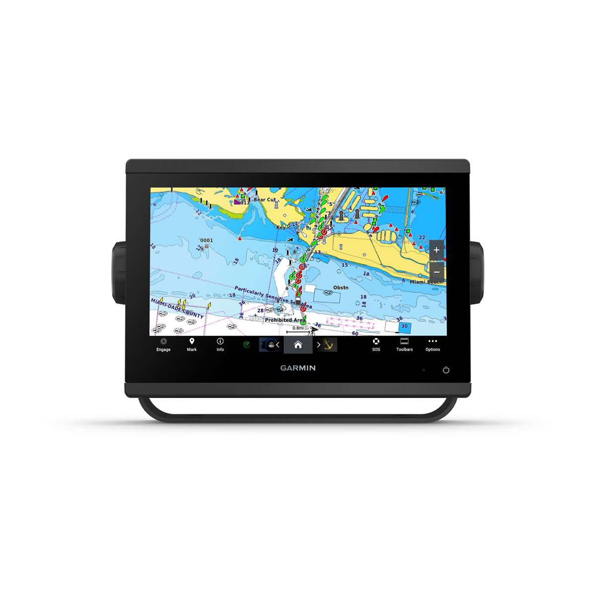 GPSMAP® 943xsv SideVü, ClearVü and Traditional CHIRP Sonar with Mapping