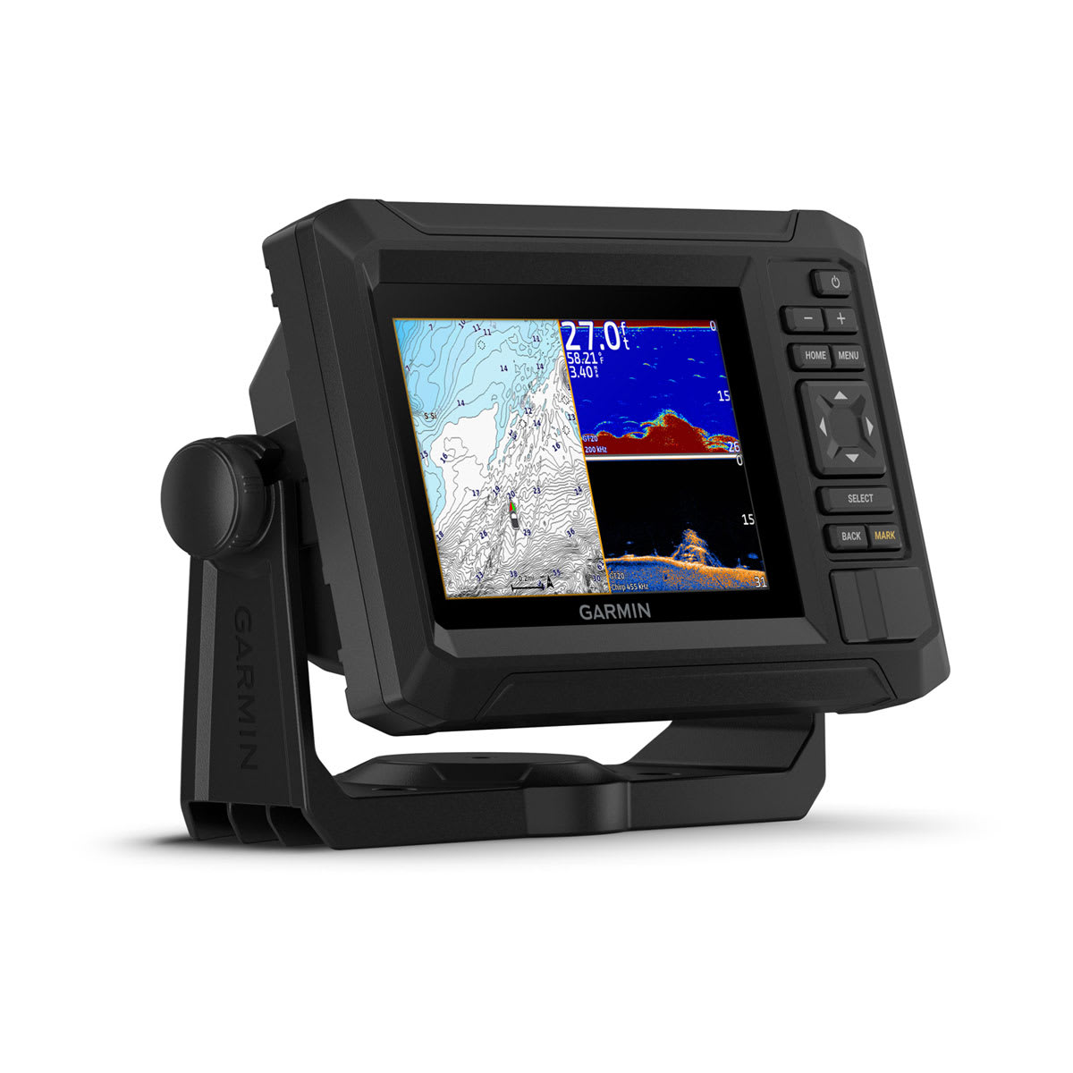 ECHOMAP™ UHD2 5" cv Chartplotters 53cv with GT20-TM Transducer and Garmin Navionics+ U.S. Inland Mapping