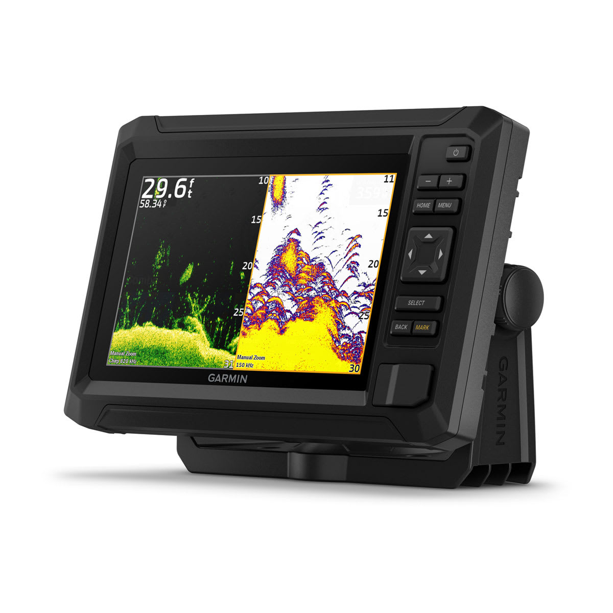 ECHOMAP™ UHD2 7" cv Chartplotters 74cv with GT20-TM Transducer and Garmin Navionics+ U.S. Coastal & Great Lakes Mapping
