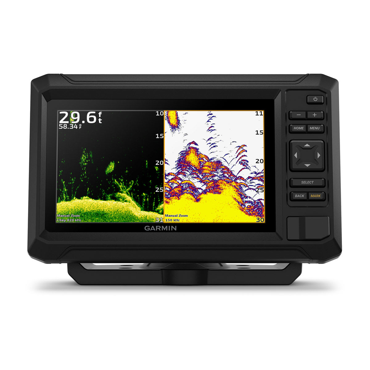 ECHOMAP™ UHD2 7" cv Chartplotters 74cv with GT20-TM Transducer and Garmin Navionics+ U.S. Coastal & Great Lakes Mapping