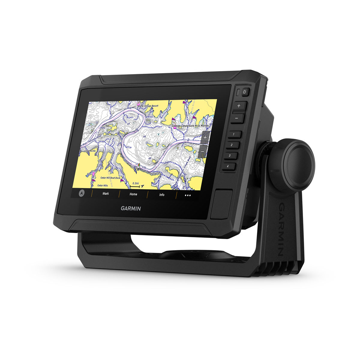 ECHOMAP™ UHD2 7" sv Chartplotters 73sv with GT54UHD-TM Transducer and Garmin Navionics+ U.S. Inland Mapping