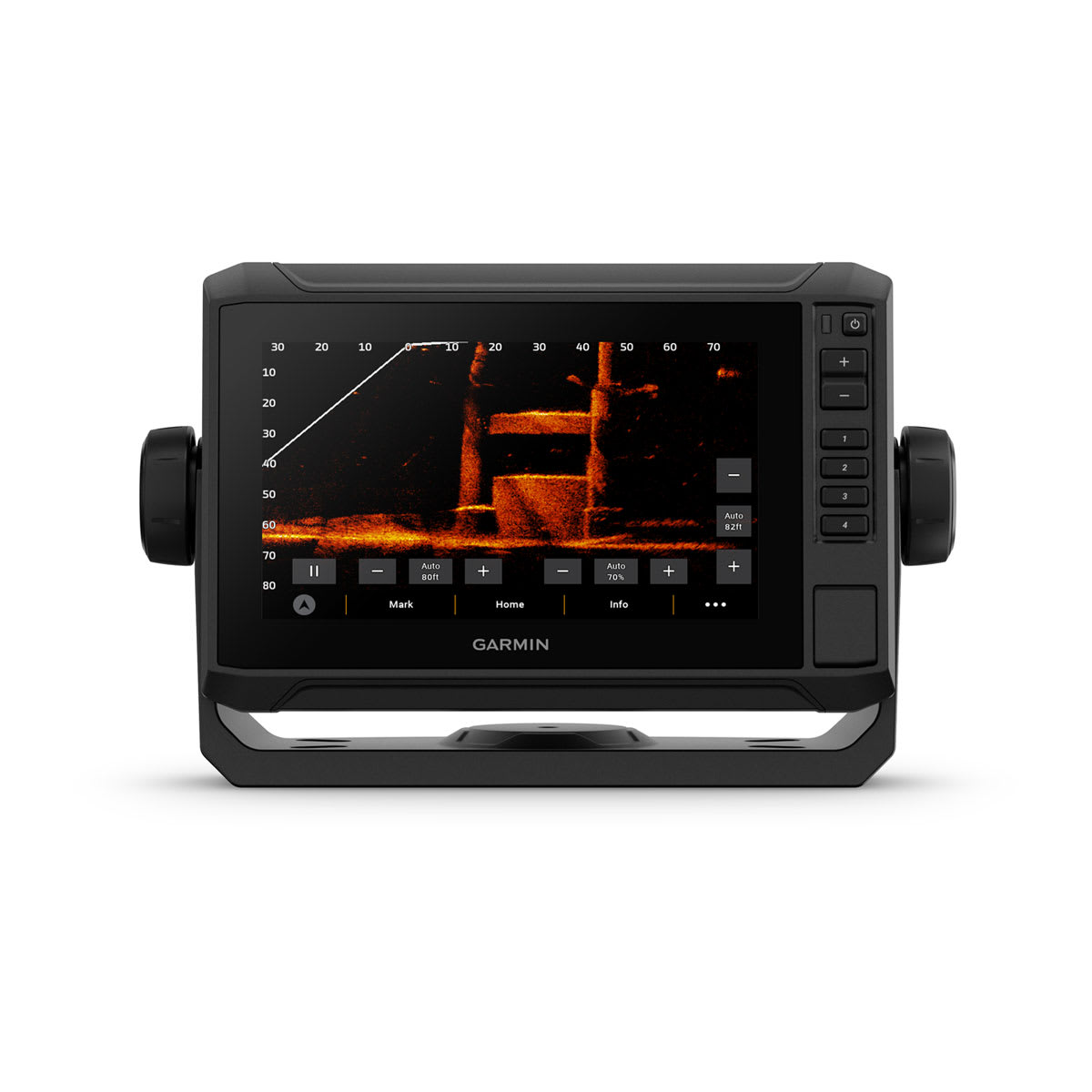 ECHOMAP™ UHD2 7" sv Chartplotters 73sv with GT54UHD-TM Transducer and Garmin Navionics+ U.S. Inland Mapping