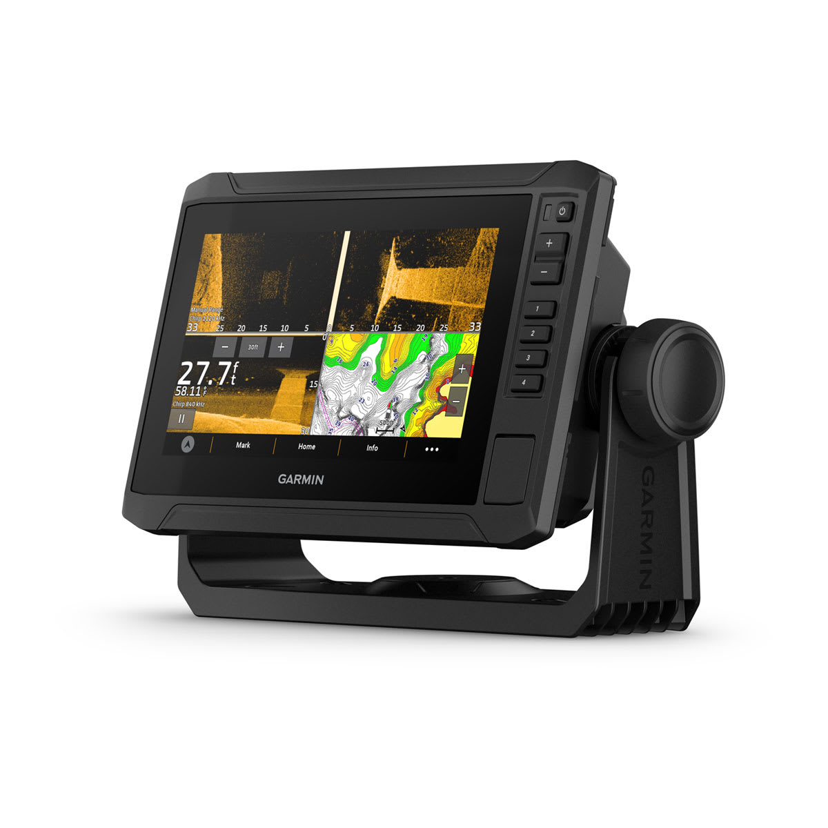 ECHOMAP™ UHD2 7" sv Chartplotters 74sv without Transducer; Includes Garmin Navionics+ U.S. Coastal & Great Lakes Mapping