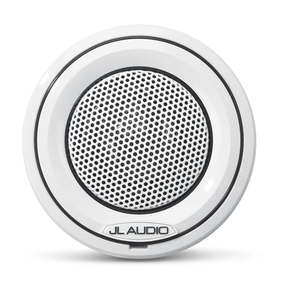 JL Audio® M6 Marine Component Tweeter 1\" with White Mounting Cups and White Trim Ring (M6-100CT-C/S-3Gw)