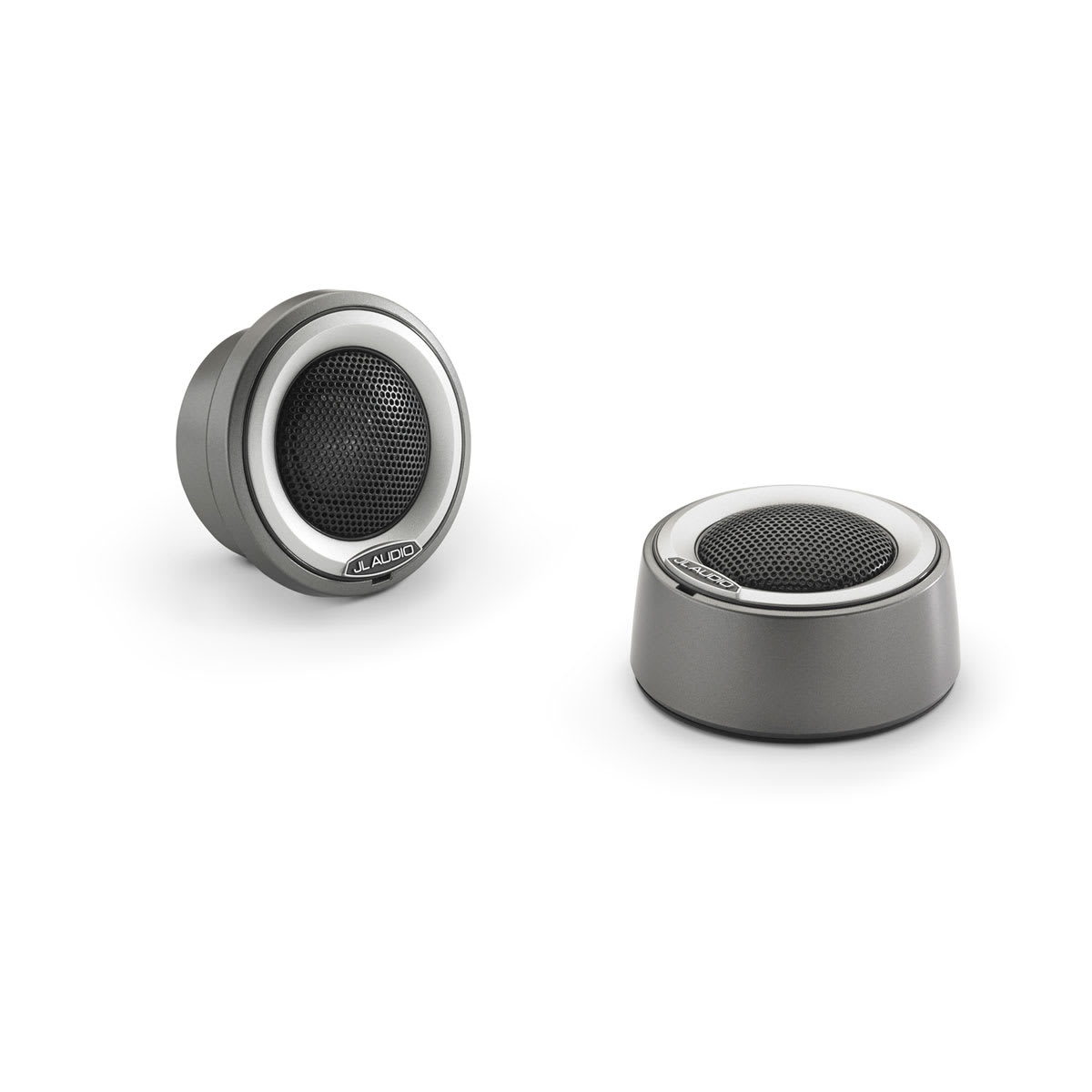 JL Audio® M6 Marine Component Tweeter 1\" with Gray Mounting Cups and Titanium Trim Ring (M6-100CT-C/S-GmTi)