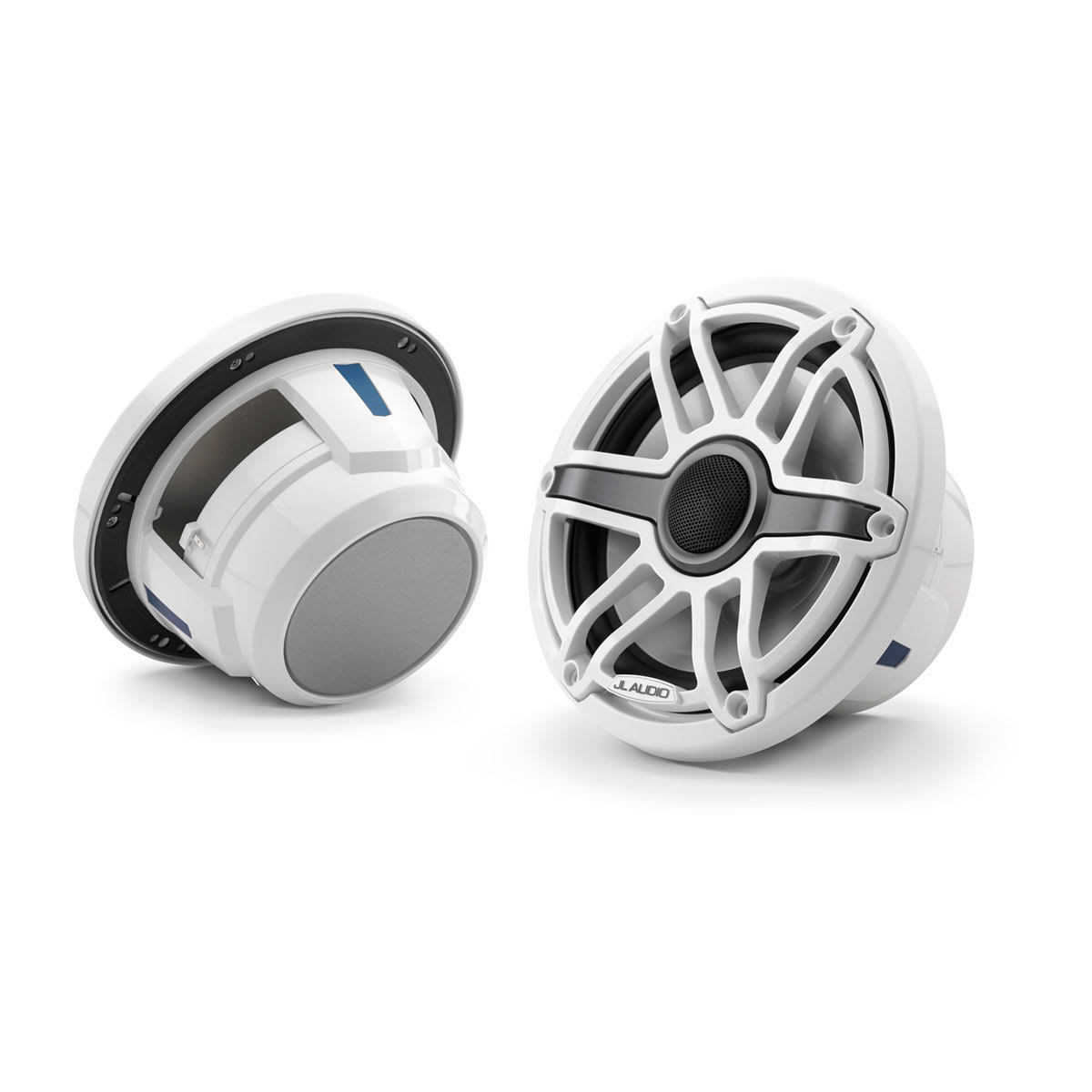 JL Audio® M6 Marine  Speakers 7.7\" with White Sport Grille (M6-770X-S-GwGw)