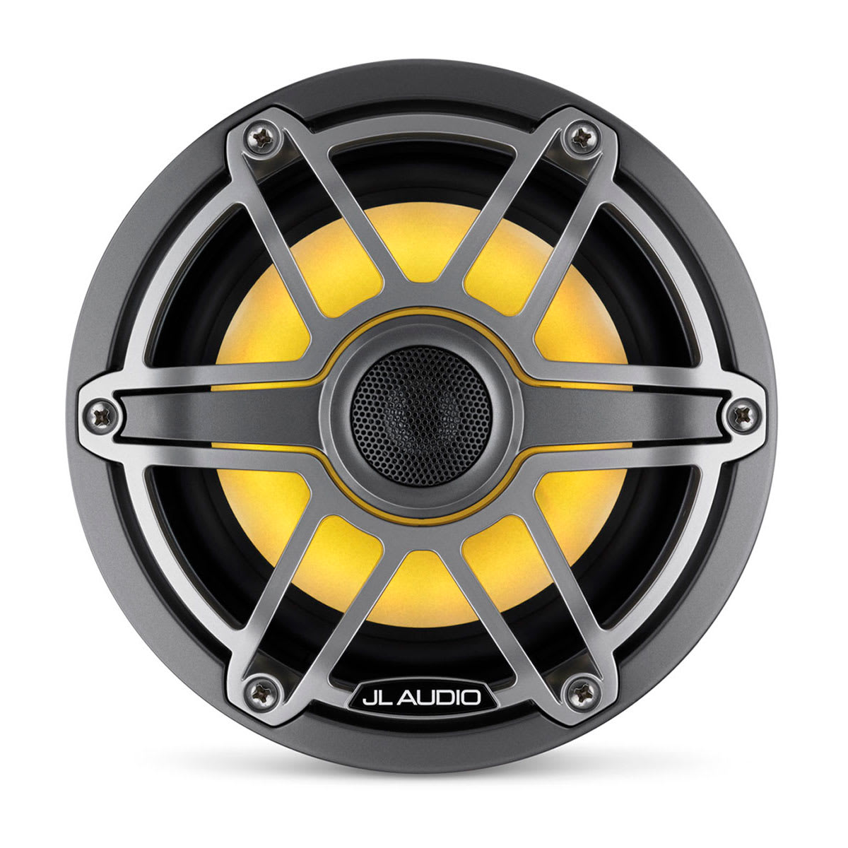JL Audio® M6 Marine  Speakers 6.5\" with LED and Titanium Sport Grille (M6-650X-S-GmTi-i)