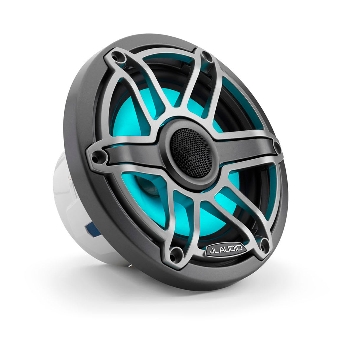 JL Audio® M6 Marine  Speakers 6.5\" with LED and Titanium Sport Grille (M6-650X-S-GmTi-i)