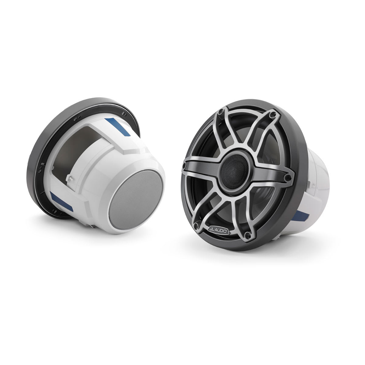 JL Audio® M6 Marine  Speakers 8.8\" with Titanium Sport Grille (M6-880X-S-GmTi)