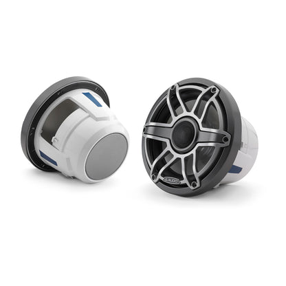 JL Audio® M6 Marine  Speakers 8.8\" with Titanium Sport Grille (M6-880X-S-GmTi)