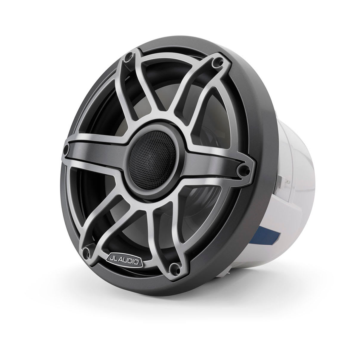JL Audio® M6 Marine  Speakers 8.8\" with Titanium Sport Grille (M6-880X-S-GmTi)