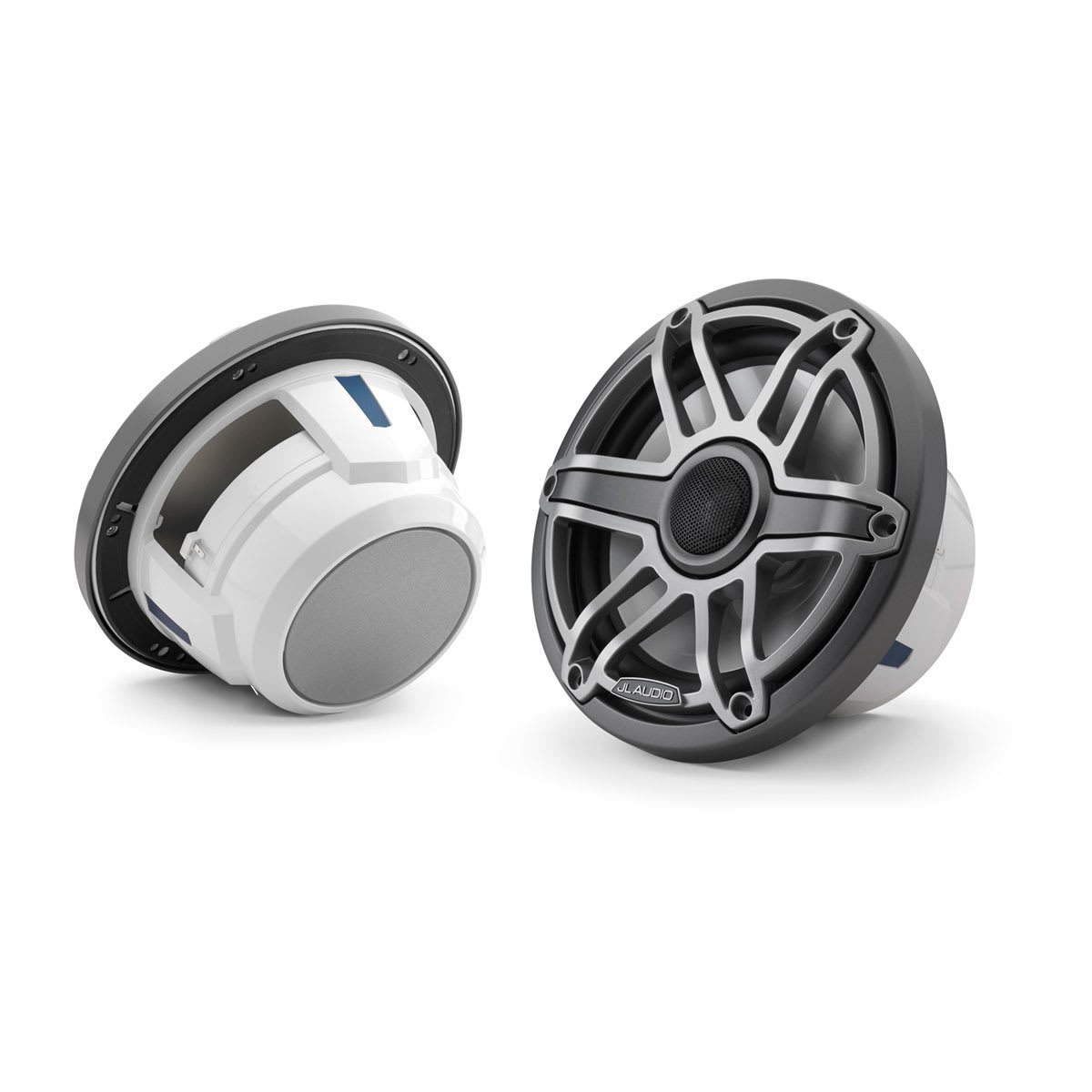 JL Audio® M6 Marine  Speakers 7.7\" with Titanium Sport Grille (M6-770X-S-GmTi)