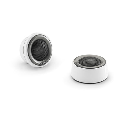 JL Audio® M6 Marine Component Tweeter 1\" with White Mounting Cups and Gray Trim Ring (M6-100CT-C/S-GwGm)