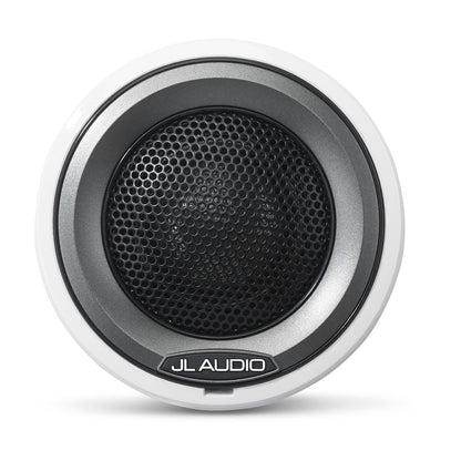 JL Audio® M6 Marine Component Tweeter 1\" with White Mounting Cups and Gray Trim Ring (M6-100CT-C/S-GwGm)