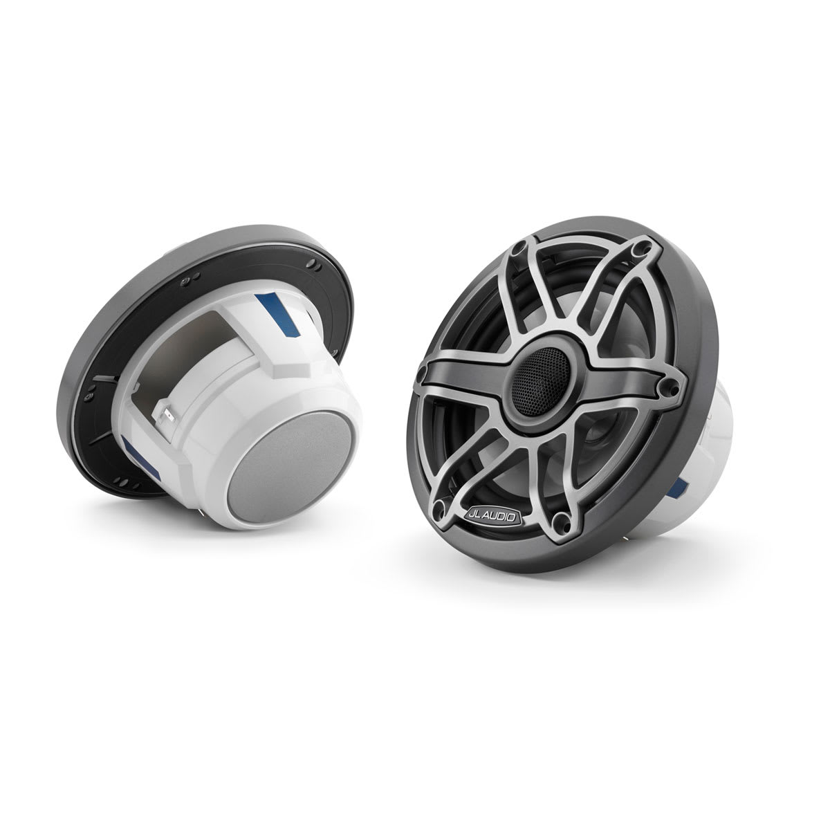 JL Audio® M6 Marine  Speakers 6.5\" with Titanium Sport Grille (M6-650X-S-GmTi)