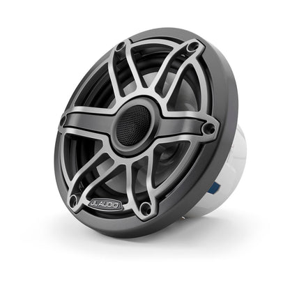 JL Audio® M6 Marine  Speakers 6.5\" with Titanium Sport Grille (M6-650X-S-GmTi)