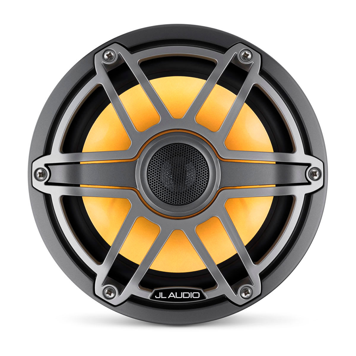JL Audio® M6 Marine  Speakers 7.7\" with LED and Titanium Sport Grille (M6-770X-S-GmTi-i)