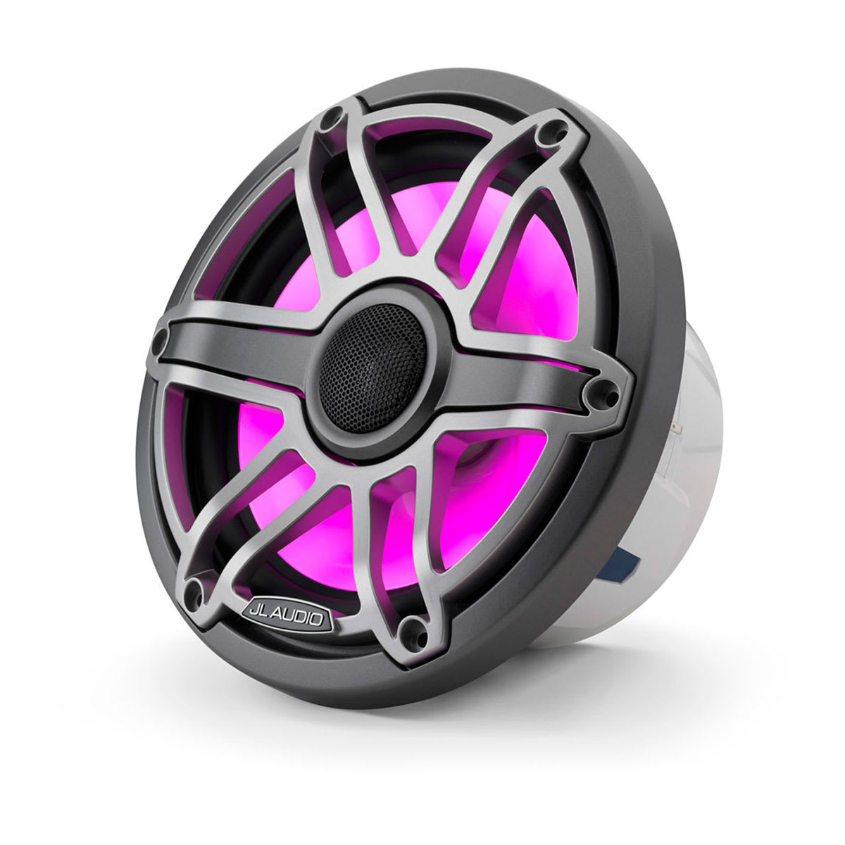 JL Audio® M6 Marine  Speakers 7.7\" with LED and Titanium Sport Grille (M6-770X-S-GmTi-i)