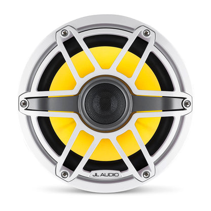 JL Audio® M6 Marine  Speakers 8.8\" with LED and White Sport Grille (M6-880X-S-GwGw-i)