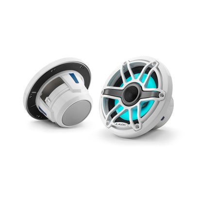 JL Audio® M6 Marine  Speakers 6.5\" with LED and White Sport Grille (M6-650X-S-GwGw-i)