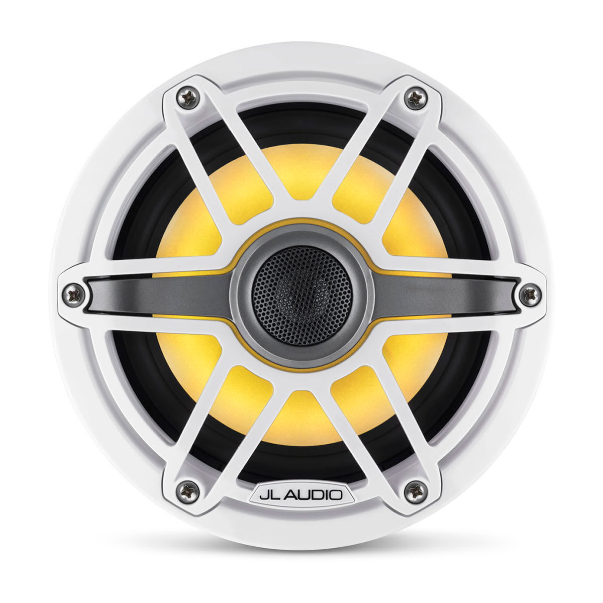 JL Audio® M6 Marine  Speakers 6.5\" with LED and White Sport Grille (M6-650X-S-GwGw-i)