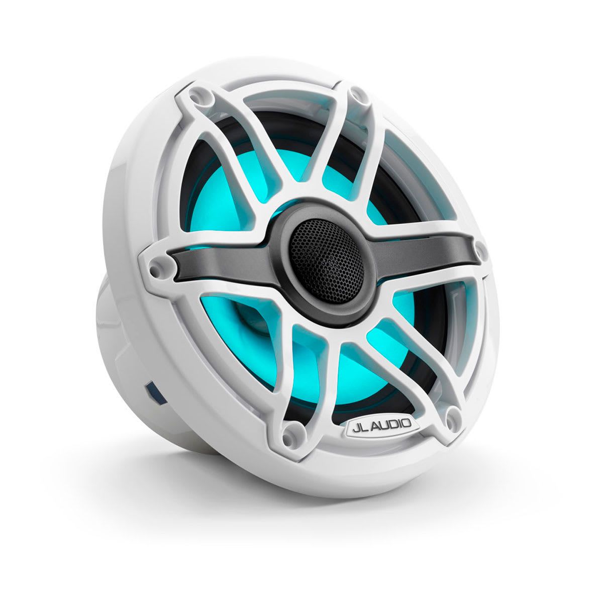 JL Audio® M6 Marine  Speakers 6.5\" with LED and White Sport Grille (M6-650X-S-GwGw-i)