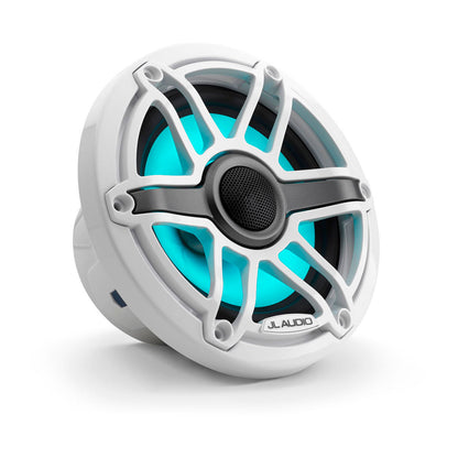 JL Audio® M6 Marine  Speakers 6.5\" with LED and White Sport Grille (M6-650X-S-GwGw-i)
