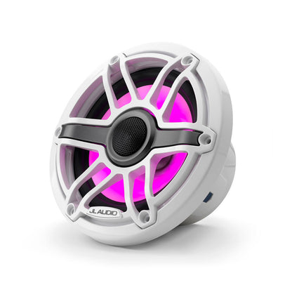 JL Audio® M6 Marine  Speakers 6.5\" with LED and White Sport Grille (M6-650X-S-GwGw-i)