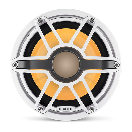 JL Audio® M6 Marine Subwoofer 8\" LED and White Sport Grille (M6-8IB-S-GwGw-i-4)