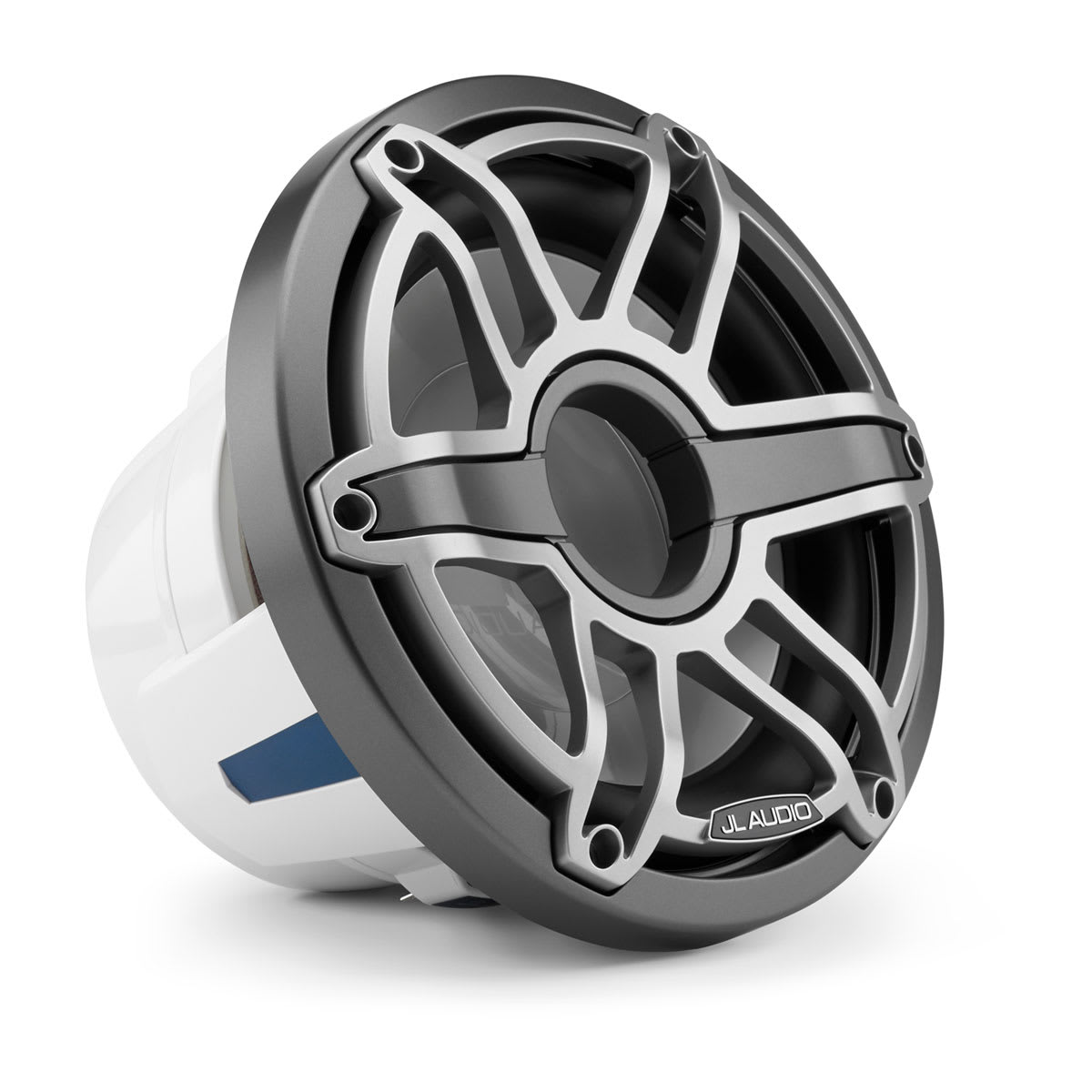 JL Audio® M6 Marine Subwoofer 10\" with Titanium Sport Grille (M6-10W-S-GmTi-4)