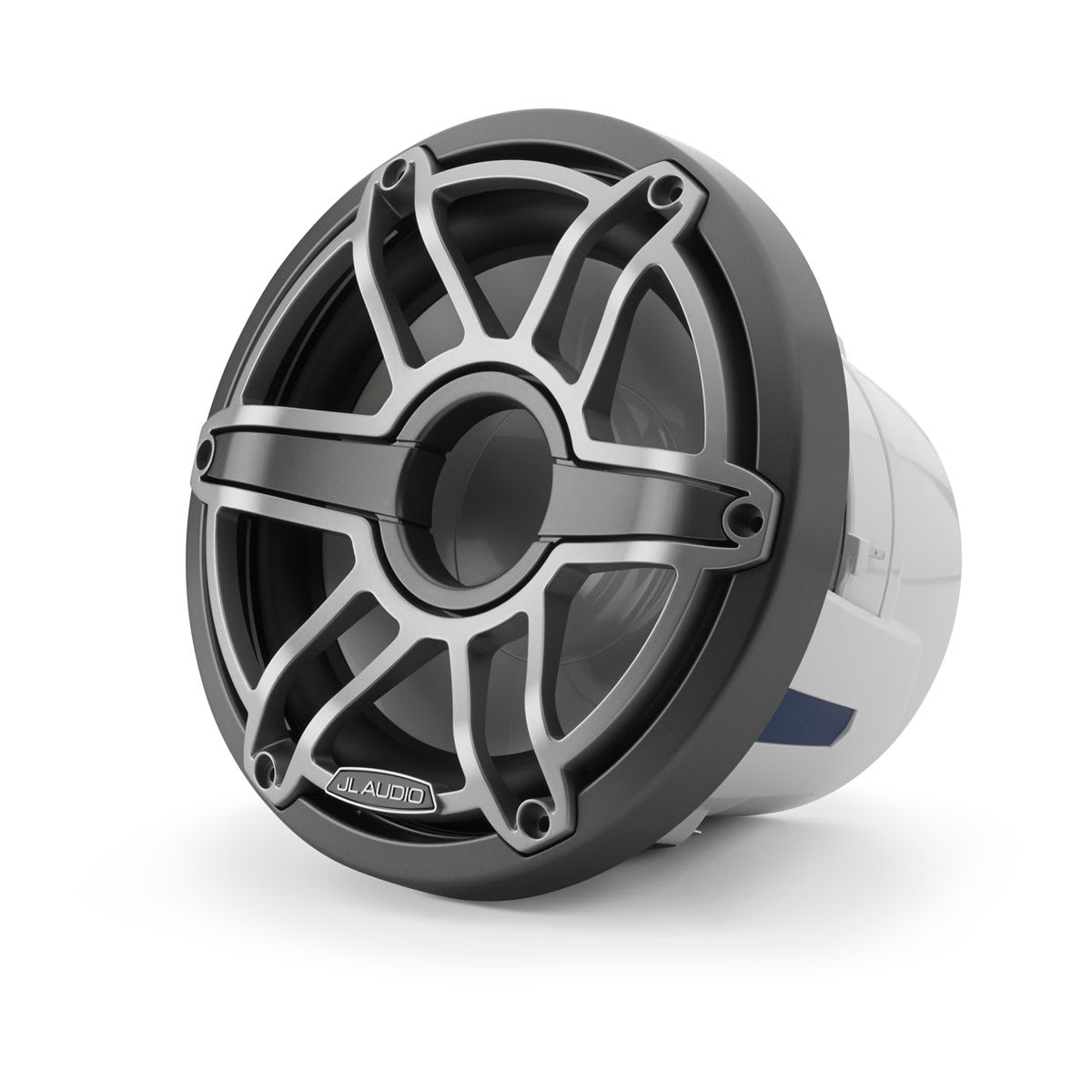 JL Audio® M6 Marine Subwoofer 8\" with Titanium Sport Grille (M6-8IB-S-GmTi-4)
