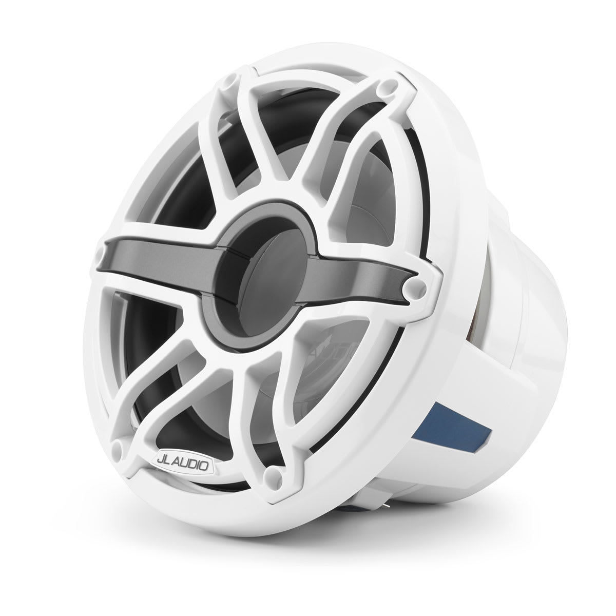 JL Audio® M6 Marine Subwoofer 10\" with White Sport Grille (M6-10W-S-GwGw-4)
