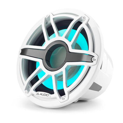 JL Audio® M7 Marine Subwoofer 12\" with LED and  White Sport Grille (M7-12IB-S-GwGw-i-4)