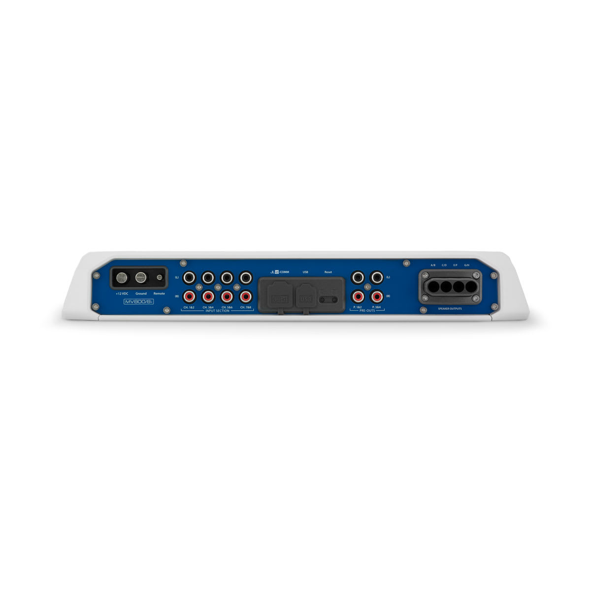 JL Audio® MVi Marine Amplifier 8 Channel Full-range Marine Amplifier (800 watts) (MV800/8i)