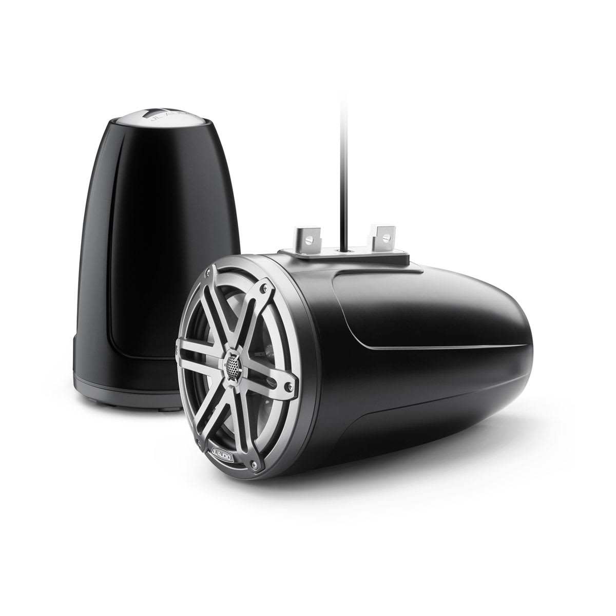 JL Audio® M3 Enclosed Tower Speakers 7.7\" with Gray Sport Grille (M3-770ETXv3-Sb-S-Gm)