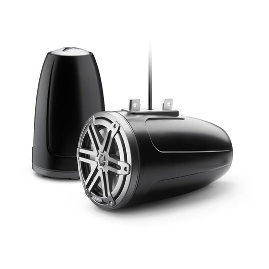 JL Audio® M3 Enclosed Tower Speakers 7.7\" with Gray Sport Grille (M3-770ETXv3-Sb-S-Gm)