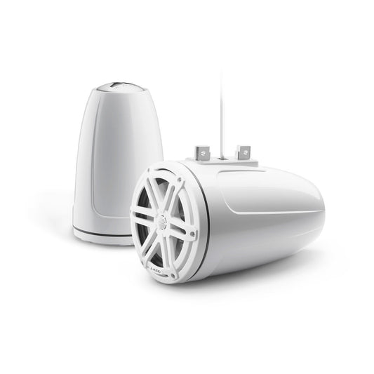 JL Audio® M3 Enclosed Tower Speakers 7.7\" with White Sport Grille (M3-770ETXv3-Gw-S-Gw)