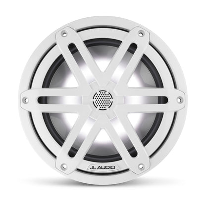 JL Audio® M3 Marine Speakers 7.7\" with LED and  White Sport Grille (M3-770X-S-Gw-i)